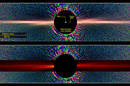 Hubble image compared to SMACK simulation