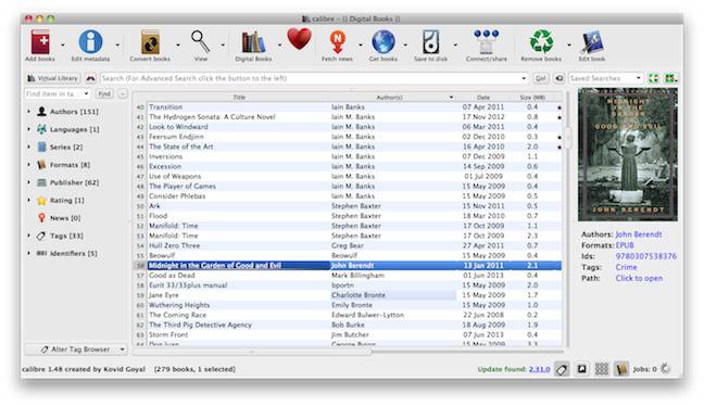 Calibre Ebook Management
