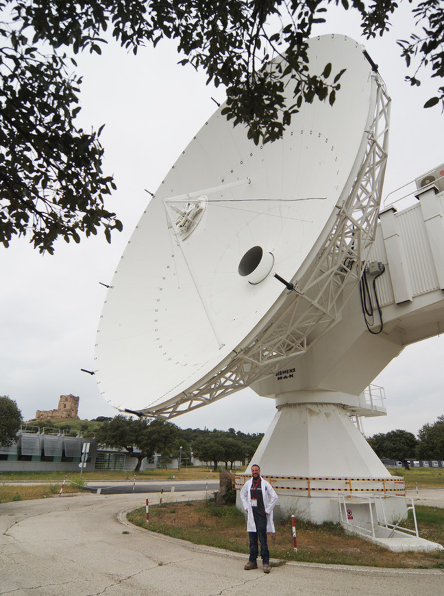 A big antenna at ESA