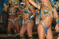 Carnival dancers in Brazil