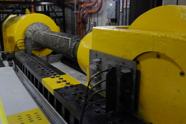 Thames Barrier inside number 7, photo: Gavin Clarke