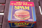 Value pack of two tins of Spam