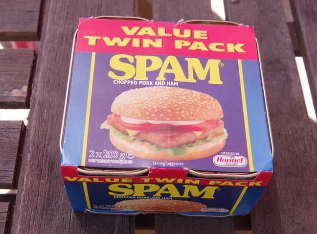 Value pack of two tins of Spam