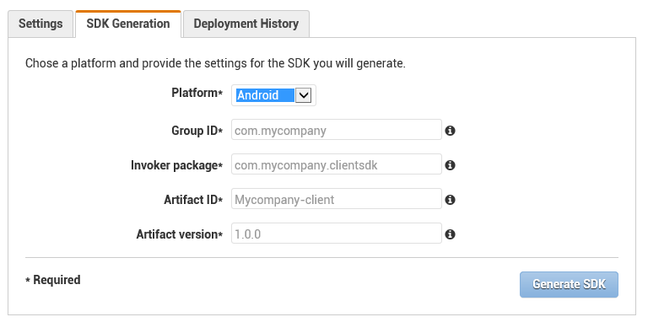 Generate an SDK with API Gateway