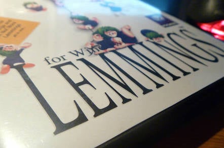 Lemmings for Windows box by https://www.flickr.com/photos/comedynose/ cc 2.0 attribution generic https://creativecommons.org/licenses/by/2.0/