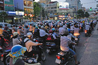 Traffic in Saigon. Pic: "M M"