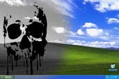 Windows XP desktop doom