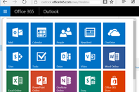 Office 365 as seen in the Edge browser