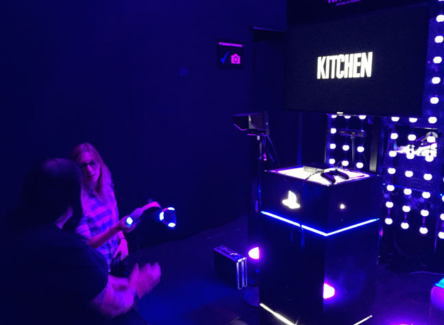 Sony Project Morpheus headset – Capcom Kitchen demo