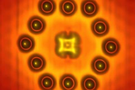 NRL's STM image of molecular transistor