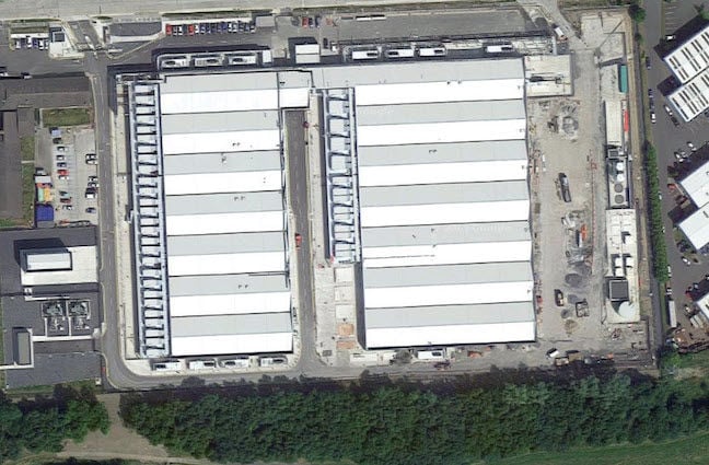 Amazon Dublin facility one, Google Maps screenshot 