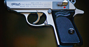 Walther PPK pistol. Pic: Art Bromage