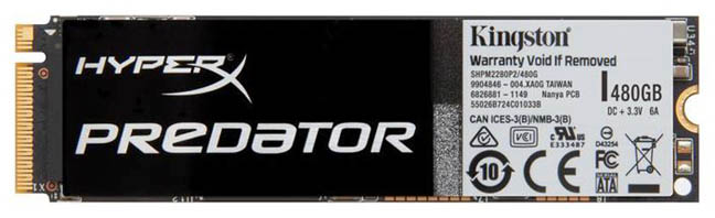 Kingston HyperX Predator 480GB HHHL PCIe SSD