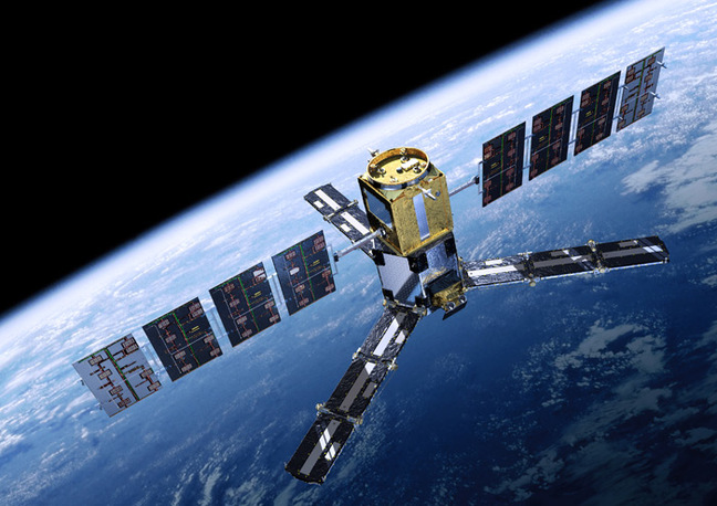 Artist's impression of the SMOS satellite. Pic: ESA/AOES Medialab