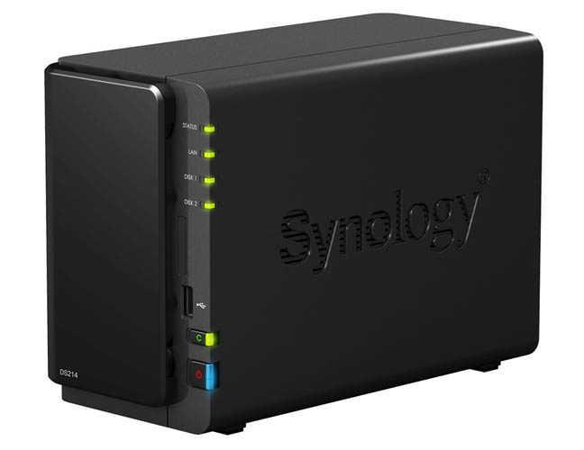 Synology DiskStation 214 dual-bay NAS box