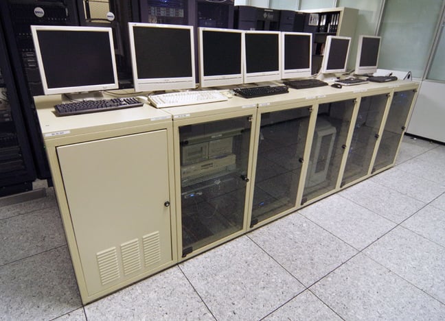 Old Sun computers in the PSA