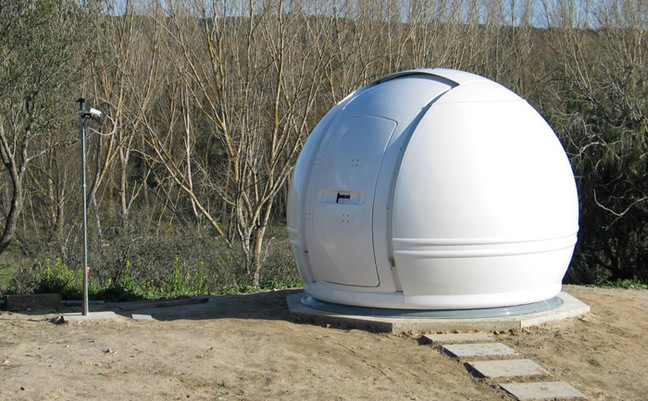 ESAC's solar telescope dome. Pic: ESA