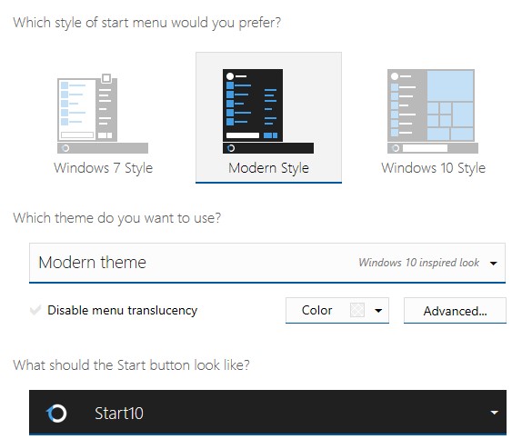 customize windows 10 start menu task sequence