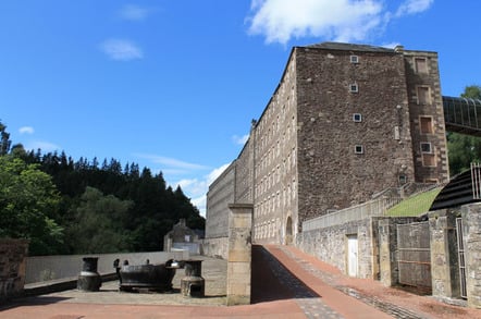 New Lanark photo via Shutterstock