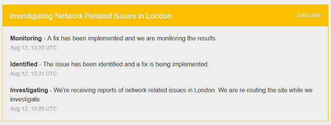 Cloudflare's London outage update