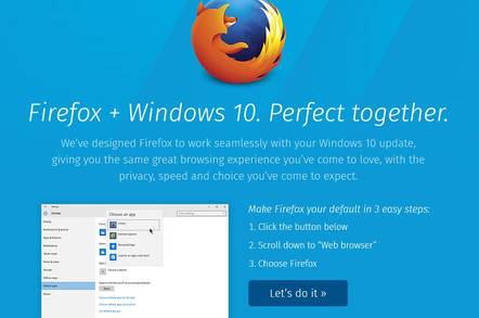 Firefox 40 for Windows 10