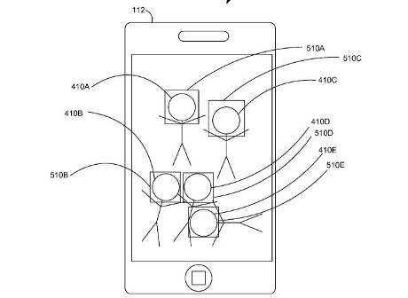 Face-tagging in Apple's patent application