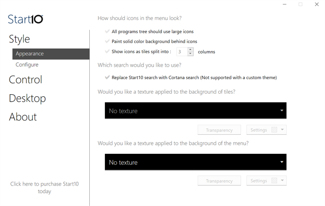 Customize Start10