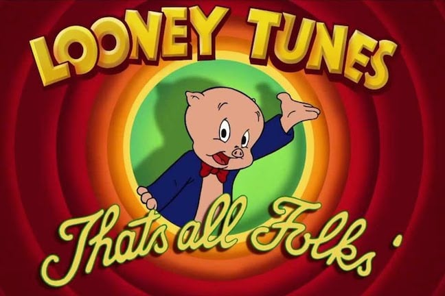 that's all folks featuring Porky Pig