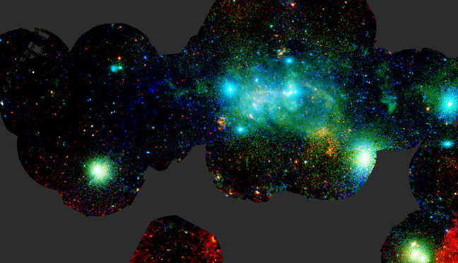 The XMM-Newton image of the Milky Way's centre