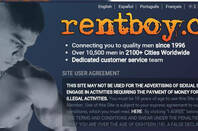 rentboy.com warning screen