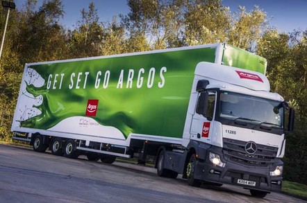 Argos lorry, photo: Argos