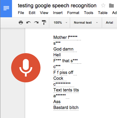 Google Docs Screenshot