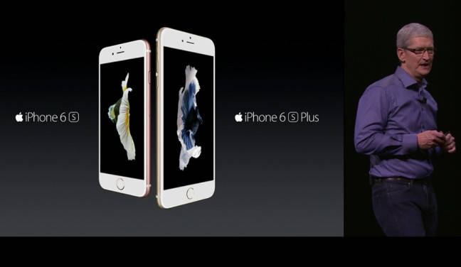 Tim Cook unveils iPhone 6S and 6S Plus