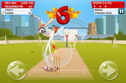 Stick cricket app screenshot