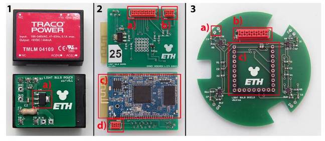 Disney Research light-bulb comms module