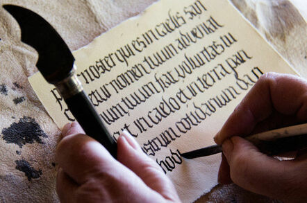 Medieval writing. Pic: Hans Splinter