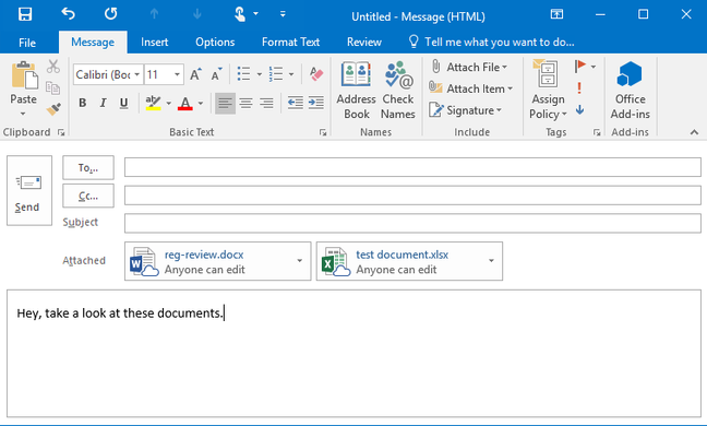 Attaching a cloud file results in "anyone can edit" links by default Attaching a cloud file results in "anyone can edit" links by default
