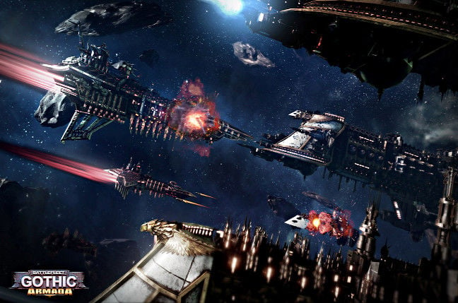 Battlefleet Gothic. Pic: Games Workshop