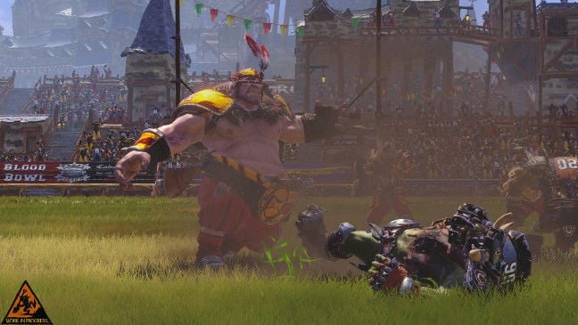 Blood Bowl cutscene. Pic: Lucy Orr/Games Workshop