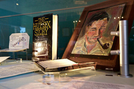 Welchman’s book and a portrait of him painted by his second wife, cubist painter Fannie Hillsmith. ©ShaunArmstrong/mubsta.com
