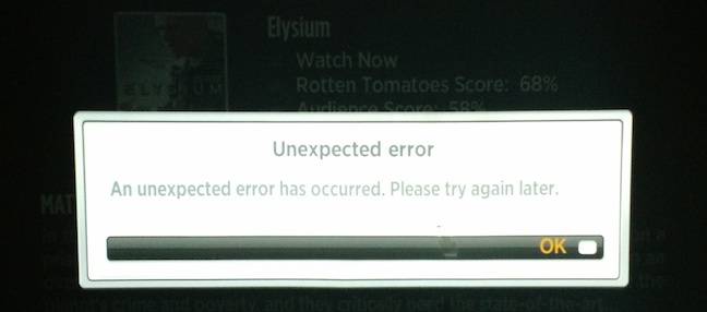 Flixster Roku Error
