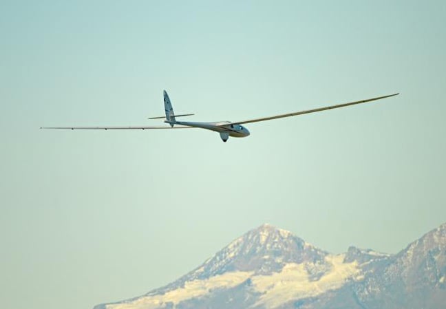 The Perlan 2 on its first flight