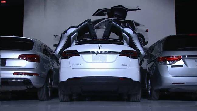 Tesla Model X doors