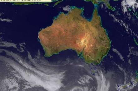 BOM satellite image