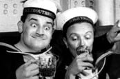 Ronnie Barker and Tenniel Evans in The Navy Lark