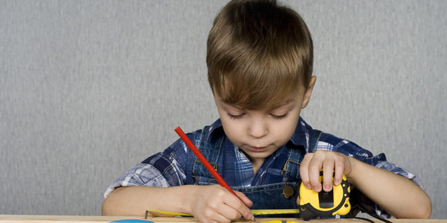 Child measuring image via Shutterstock