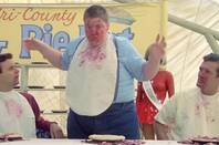Still from Stand By Me movie. Pie eating contest