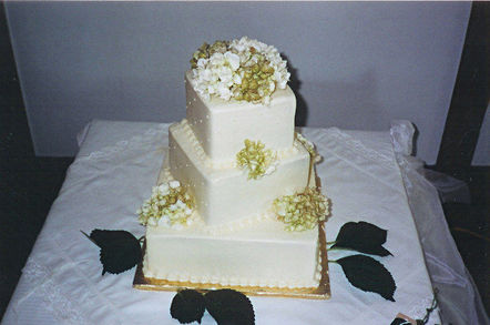 Wedding cake. Pic: Tracy Hunter