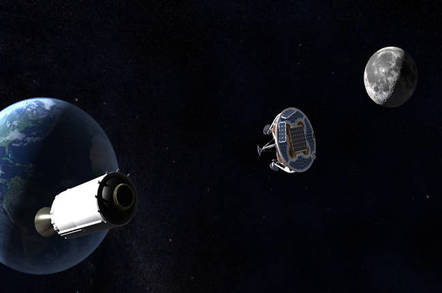 How it might look when the SpaceIL launches