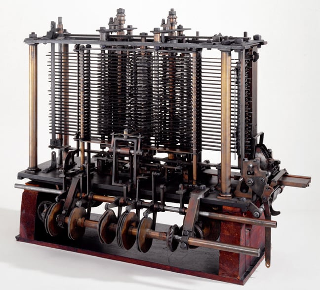 A trial model of the Analytical Engine. Pic: Science Musuem